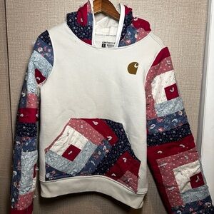 Reworked Carhartt quilt hoodie